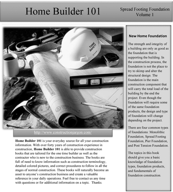 Product picture Spread Footing Foundation